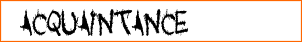 Acquaintance