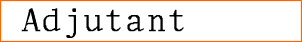 Adjutant-Normal