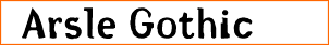 Arsle Gothic
