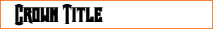 Crown Title