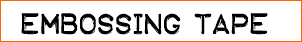 Embossing Tape 1 (BRK)