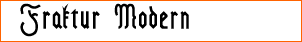 Fraktur Modern