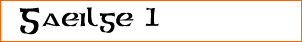 Gaeilge 1