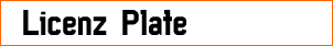 Licenz Plate