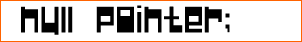 Null Pointer