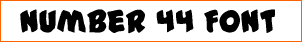 Number44 Font