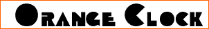 Orange Clock