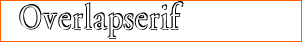 Overlapserif