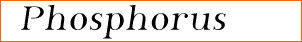Phosphorus
