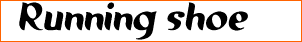 Running shoe