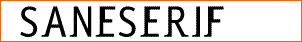 SaneSerif