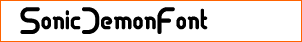 SonicDemonFont