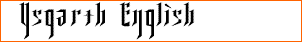 Ysgarth English