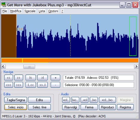 programma italiano per tagliare mp3