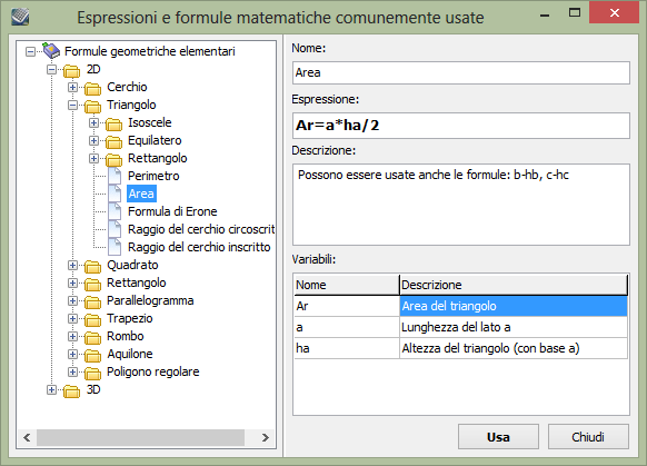 Kalkules - expression browser
